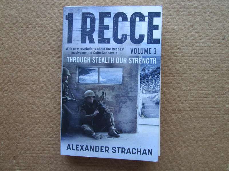1 Recce Through Stealth our Strength Vol 3  By Alexander Strachan. Binding Issues