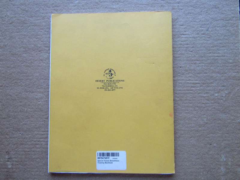 Instructors Special Forces Demolitions Training Handbook