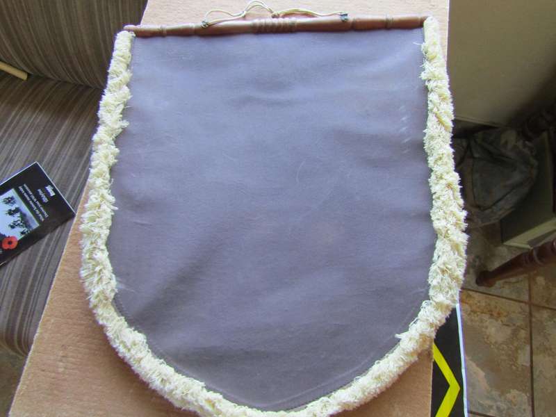2008 Leather Banner Commemorating Operation Iraqi Freedom. 52cm long Also See Challenge coins