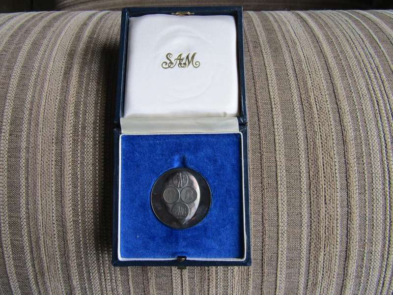 Transvaal Numismatic 5 National Convention Medal Silver 27.44g