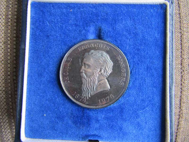 Transvaal Numismatic 5 National Convention Medal Silver 27.44g