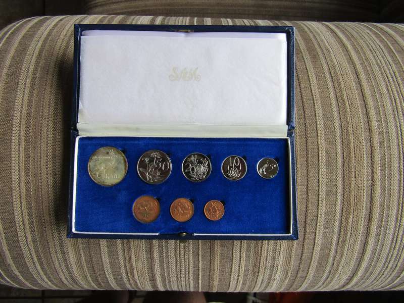 1971 South African Proof Set Mintage 4000