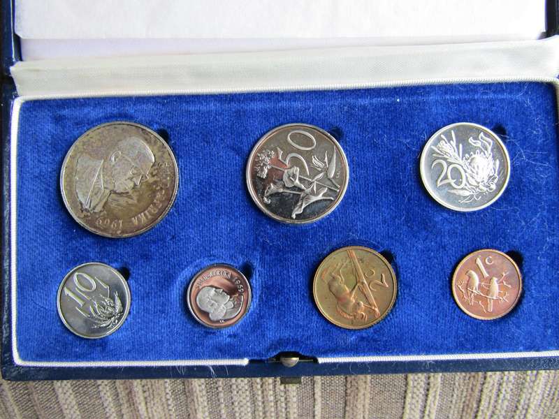 1969 South African Proof Set Mintage 5000