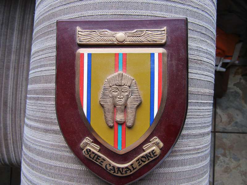 Suez Canal Zone USA Plaque
