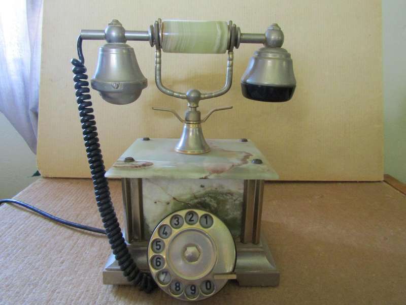 Vintage Alabaster Telephone Works 100% Weighs 4kg