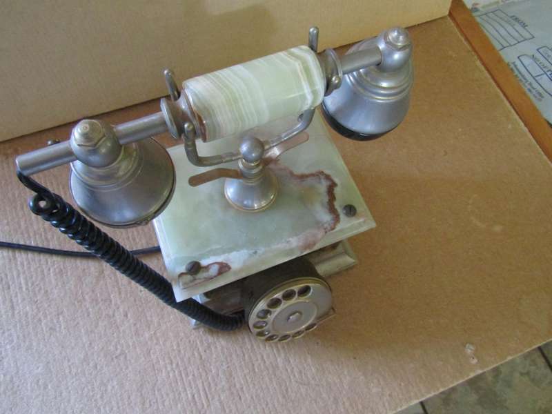 Vintage Alabaster Telephone Works 100% Weighs 4kg