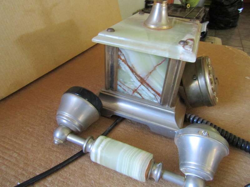 Vintage Alabaster Telephone Works 100% Weighs 4kg