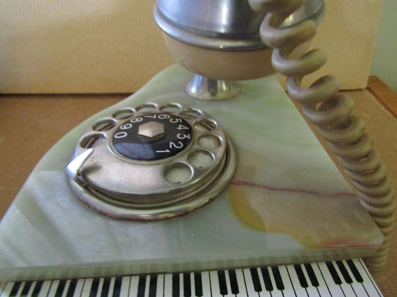 Vintage Alabaster Telephone Works 100% Weighs 4kg
