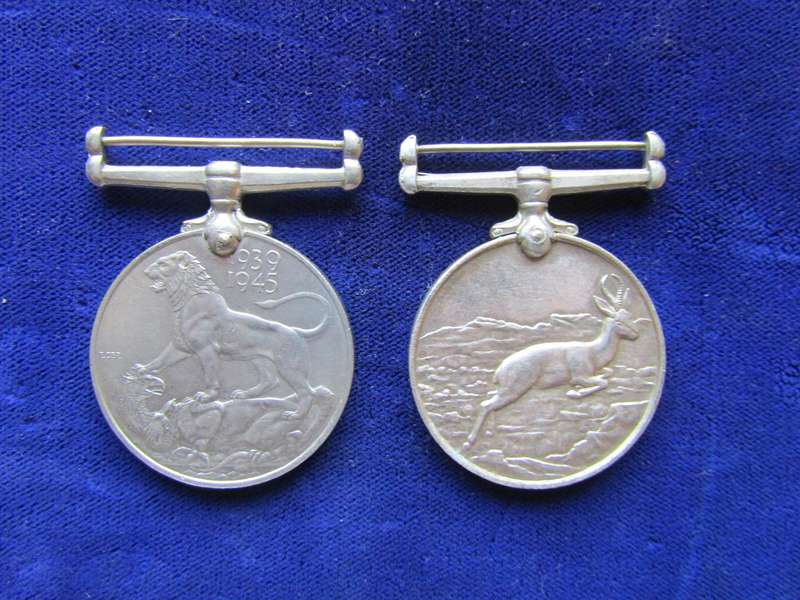 Husband and Wife WW2 Medals to LJ Alcock and VM Alcock
