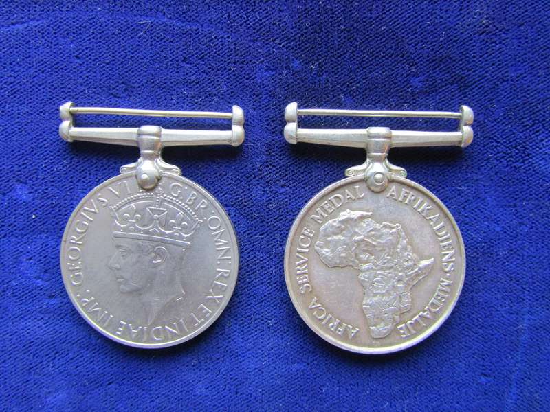 Husband and Wife WW2 Medals to LJ Alcock and VM Alcock