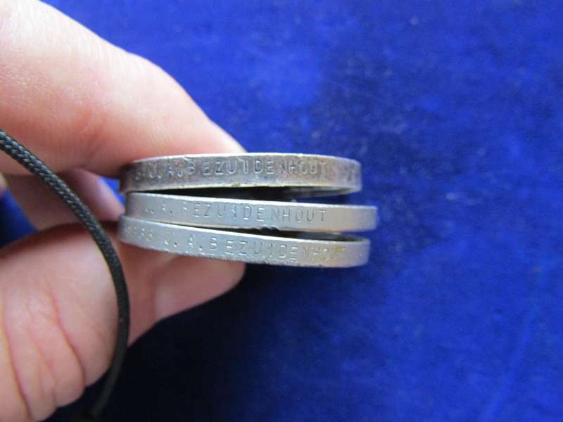 3 WW2 Medals to JA Bezuidenhout