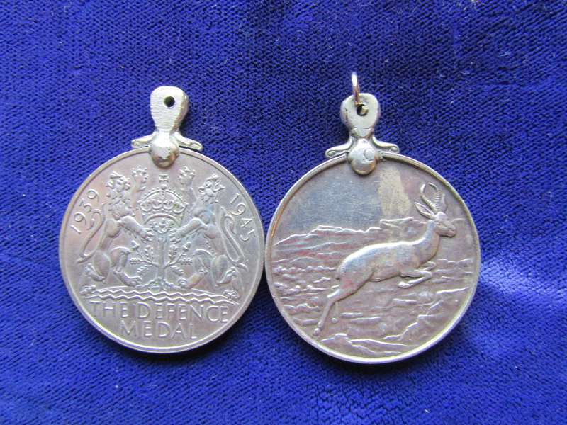 2 WW2 Medal To GW Kinghenton