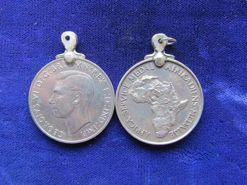 2 WW2 Medal To GW Kinghenton