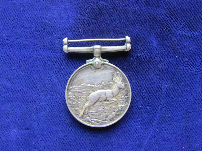 WW2 Africa Service Medal To SP Jordaan