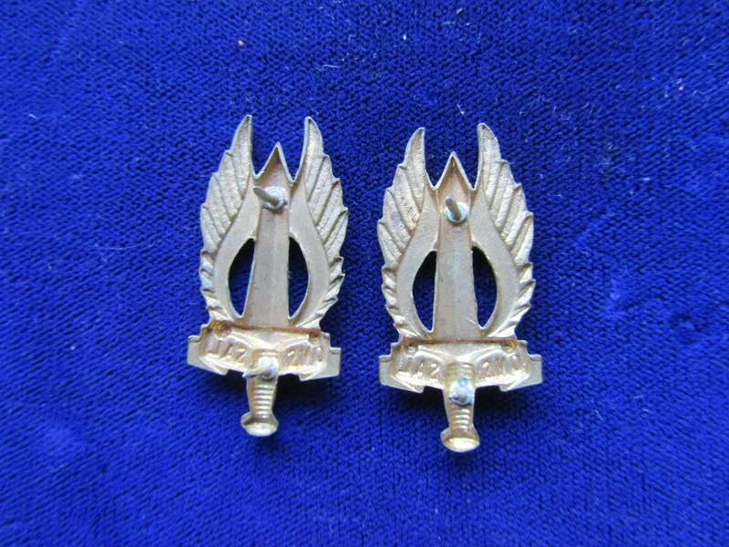 Pair of Northen Transvaal Collar Badges. Pins intact.