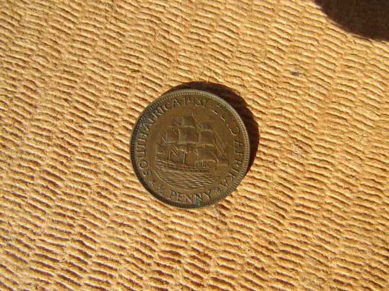 1931 Zuid Africa Half Penny Mintage: 145 343