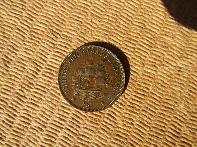 1936 Suid Africa Half Penny Mintage: 406 652
