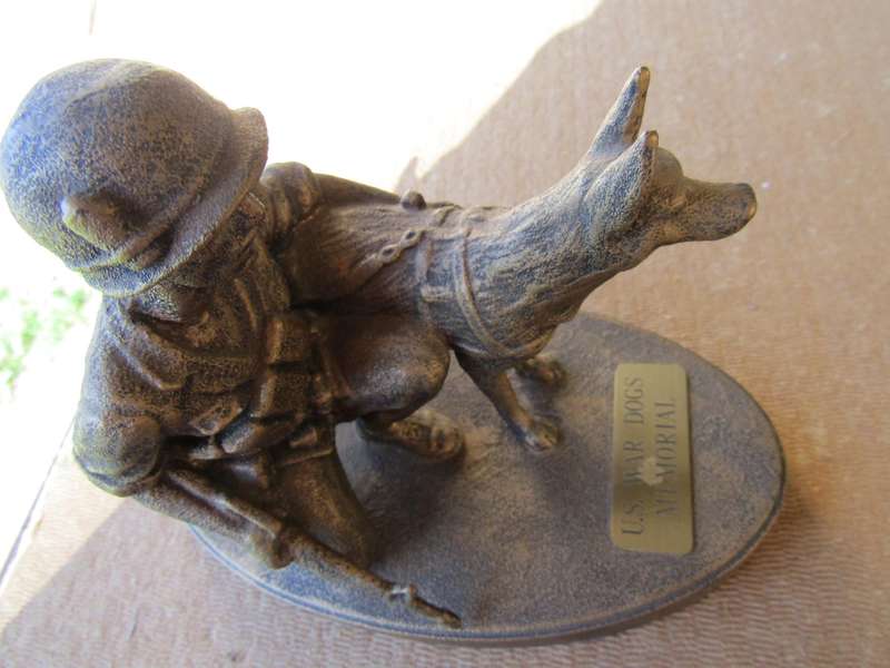 2007 US War Dogs Memorial  Resin 18cm x 15cm
