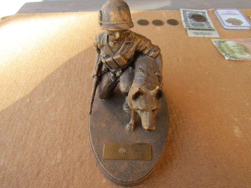 2007 US War Dogs Memorial  Resin 18cm x 15cm