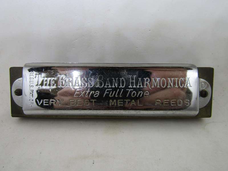 CH Weiss  Brass Band Harmonica in Original Box Quite Rare