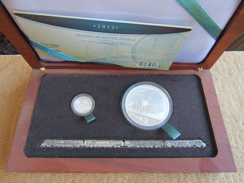 Trains of South Africa Gautrain silver set