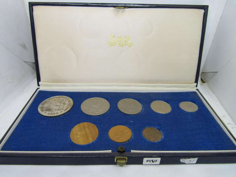 1980 South African Proof set Mintage 5 000