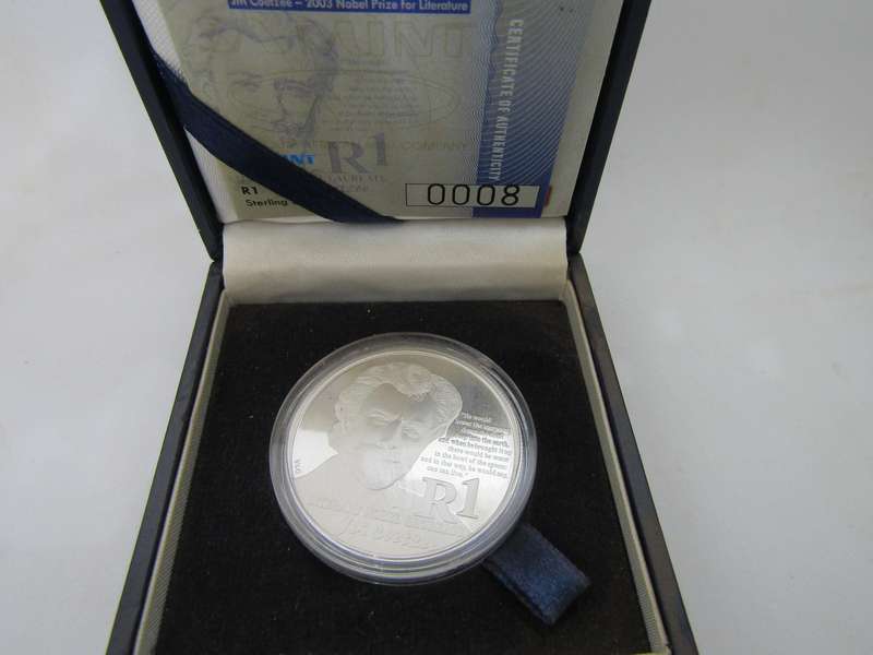 2011 South African JM Coetzee Silver R1. Very Low nr 8