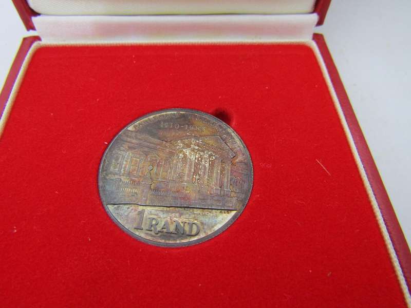 1985 South African Parliament  Silver R1.