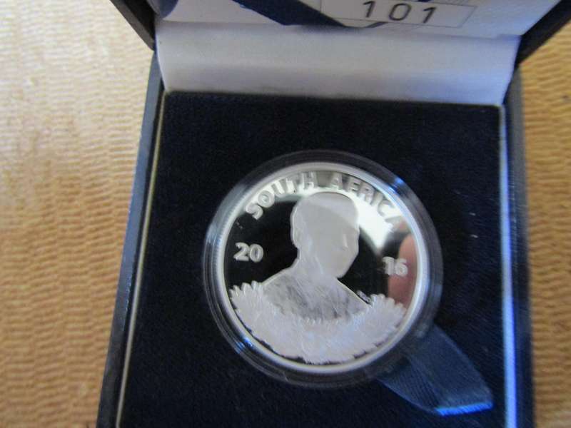 2016 Proof Life of a Legend Silver coin. Low Nr 101