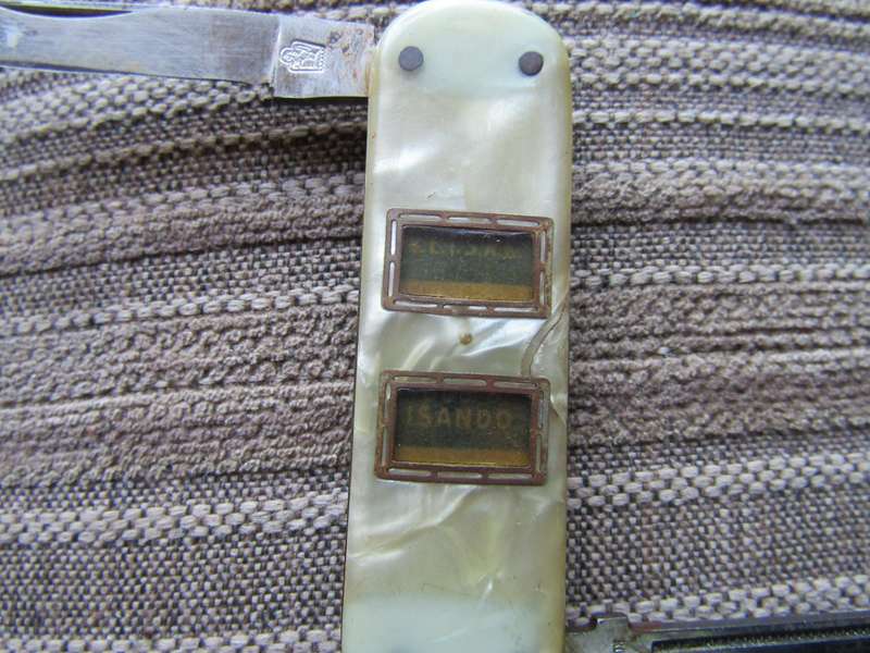 Vetsak Digital  Pocket Knive.  Blade 8 cm. Name display when opened