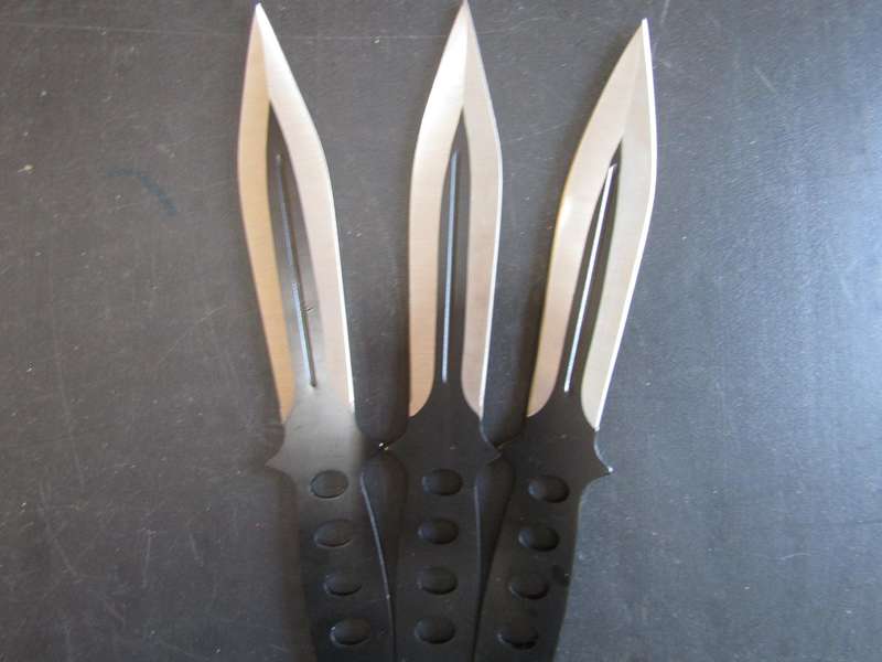 Stainless Steel Unused Throwing Knives
