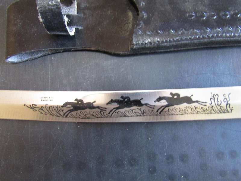 Stainless Brass and wooden Knive/Sword made in Pakistan