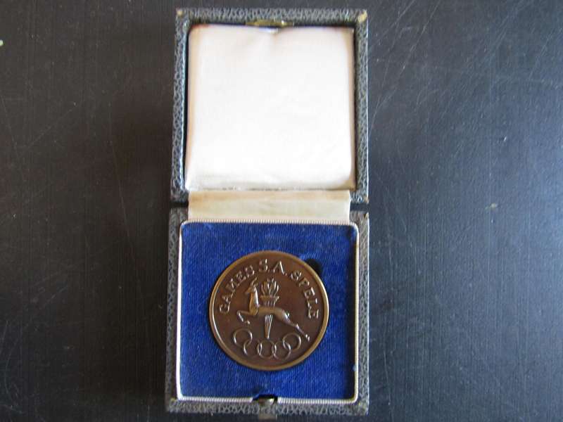 1969 Games SA Spele Bronze Medallion in Box