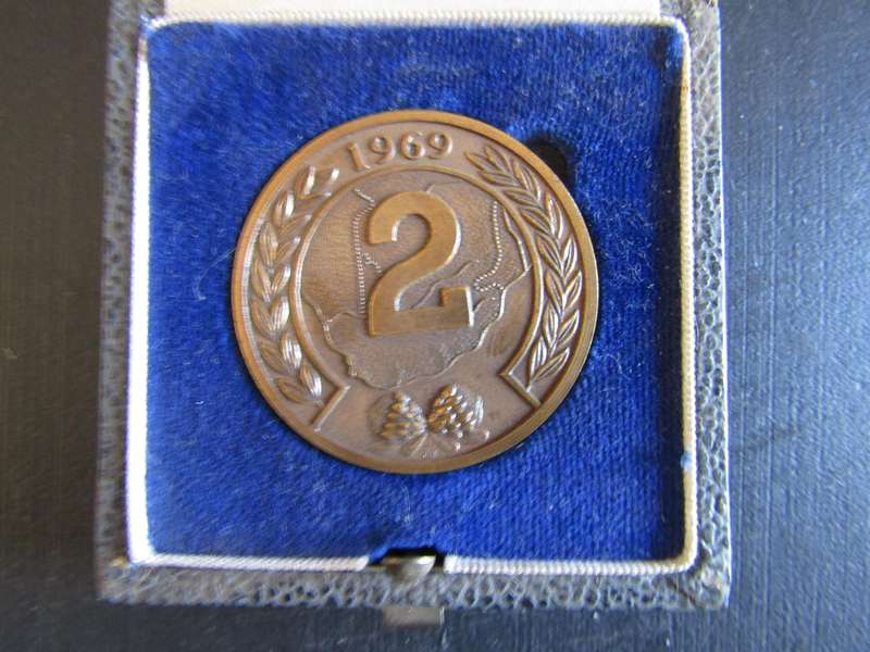 1969 Games SA Spele Bronze Medallion in Box