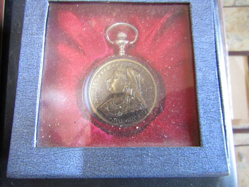 CNA Pocket Watch in Box with Penny Cover