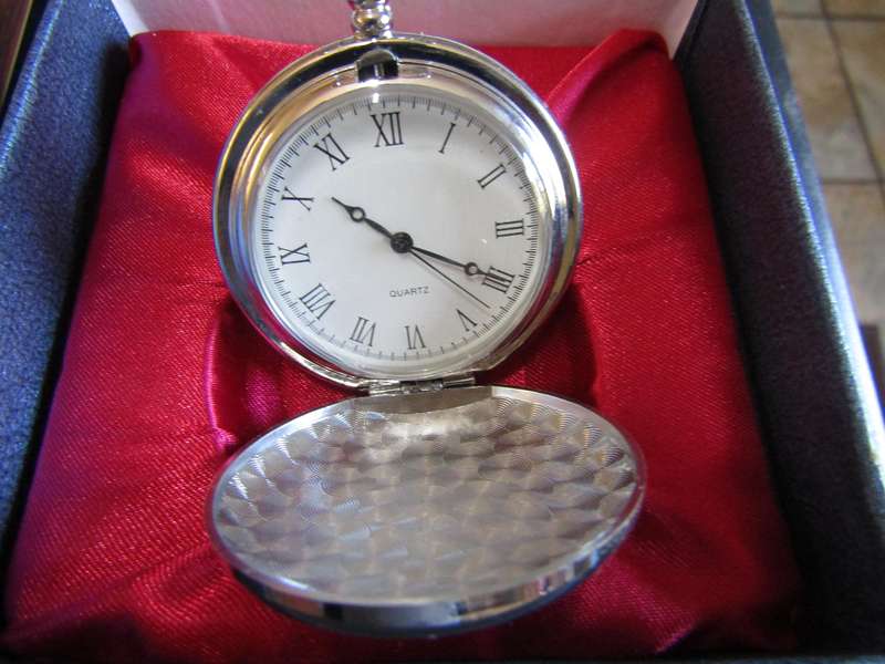 CNA Pocket Watch in Box with Penny Cover