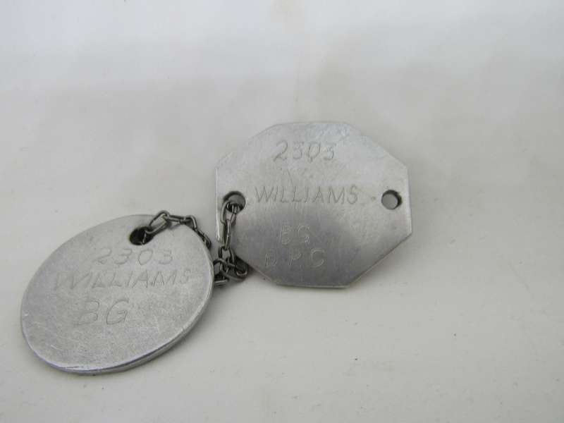 Dog Tags to BG Williams Dutch Reform Church A Positive