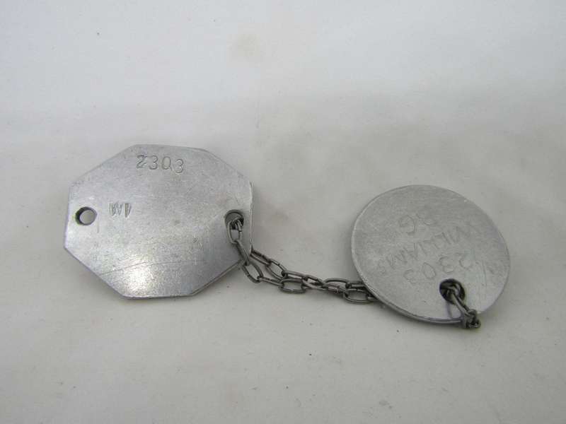 Dog Tags to BG Williams Dutch Reform Church A Positive