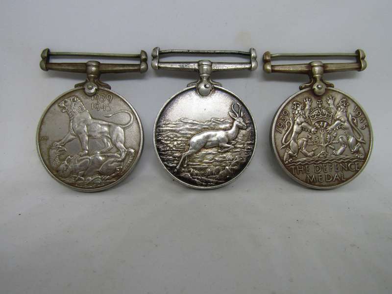3 WW 2 Medals to H Caras