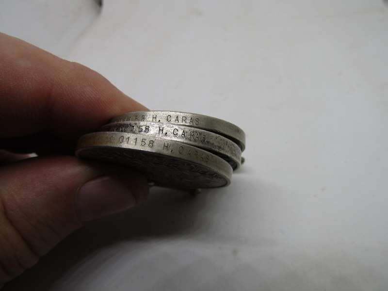 3 WW 2 Medals to H Caras