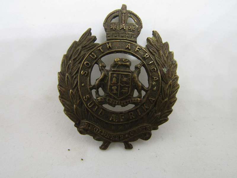 WW2 South African Engineering Corps Beret Badge