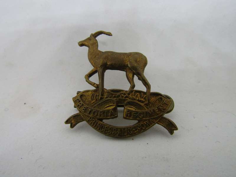 SADF Regiment Pretoria Princess Alice Own Collar Badge 3cm across