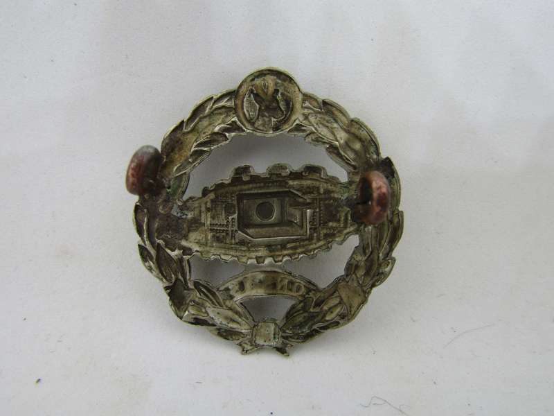 SADF South African Tank Corps WW2 cap badge 3,5 cm across