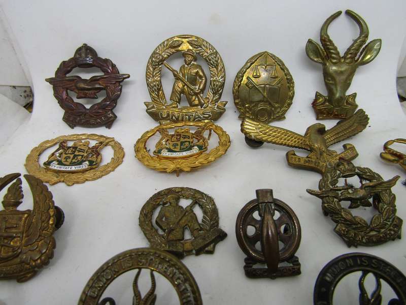 Various SADF Badges. Some pins missing some intact