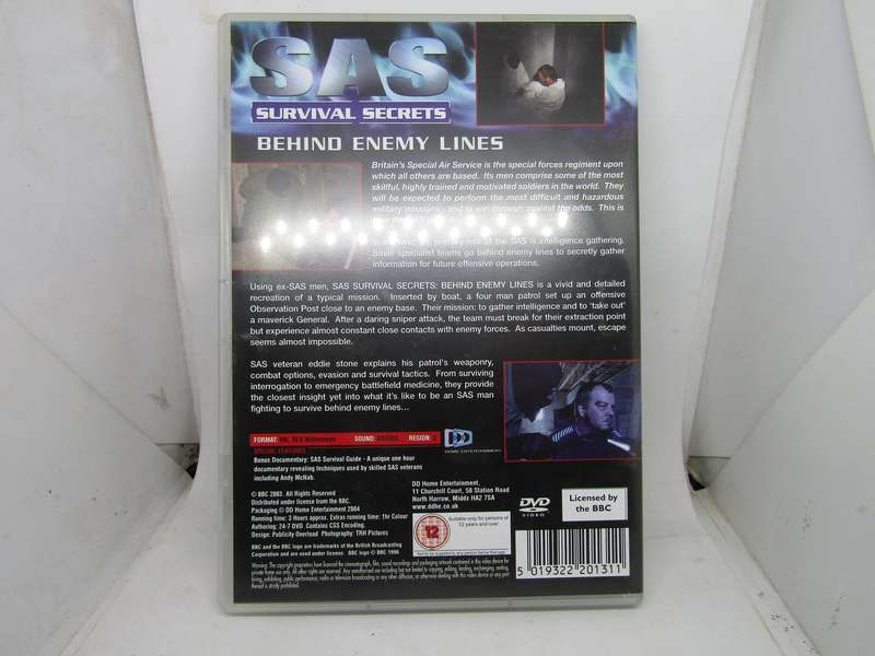 SAS Survival Secrets DVD. Behind enemy lines