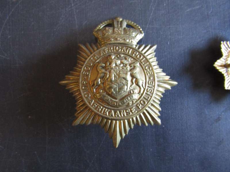 SAP Helmut Metal Badge 6cm across 8cm High