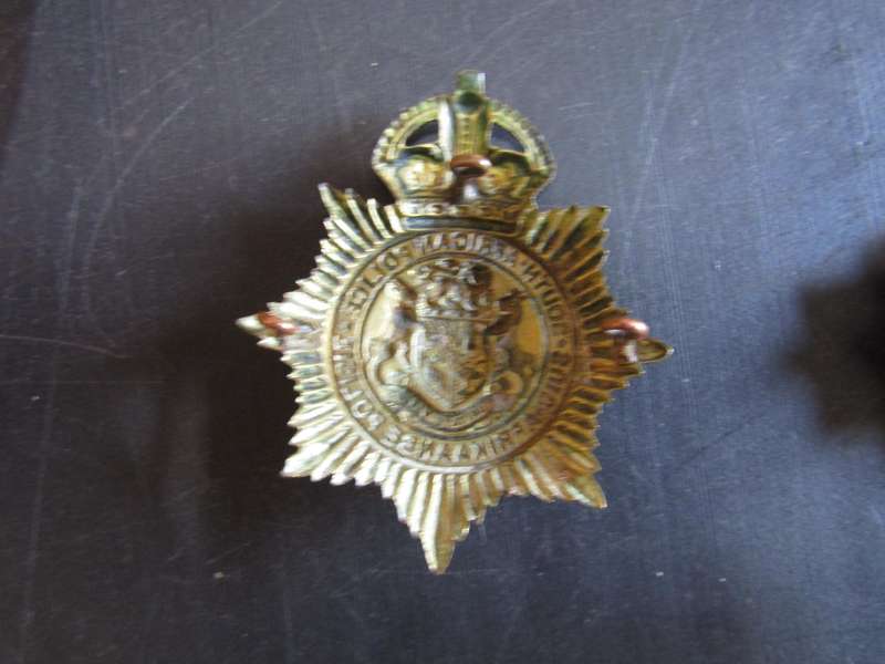 SAP Helmut Metal Badge 6cm across 8cm High