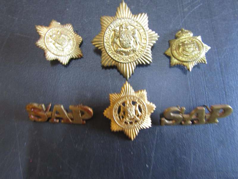 Various South African Police Badges