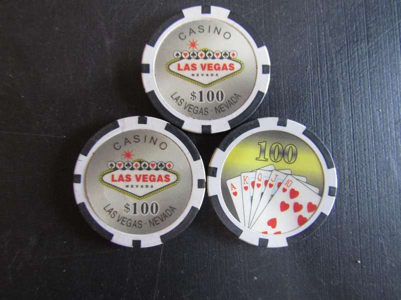 Las Vegas Nevada $100 Poker Chips