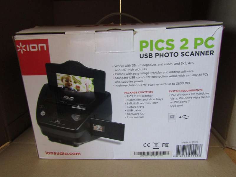Ion Pics 2 Pc Photo scanner Unused in Box